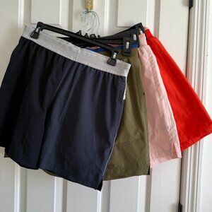 Fabletics Men's Athletic Shorts - Black, Olive, Pink, Red